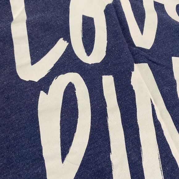 PINK Victoria’s Secret blue love pink sweater - Picture 3 of 6